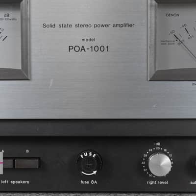 DENON POA-1001 Power Amplifier in Good Condition image 8