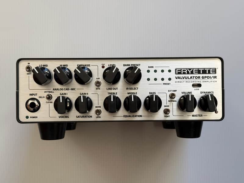 Fryette Valvulator GP/DI IR 1W Tube Direct Recording Tube Amplifier Head Regular White image 1