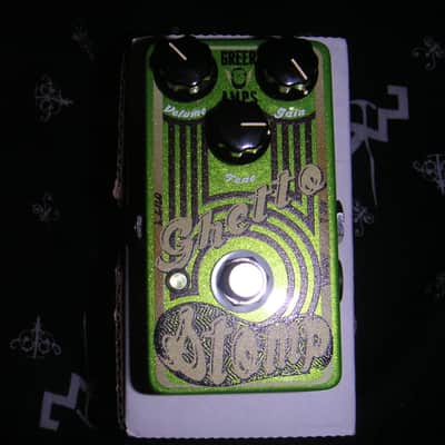 Greer Amps Ghetto Stomp BC107 Limited Edition Green Sparkle - Mint - Free Ship image 1