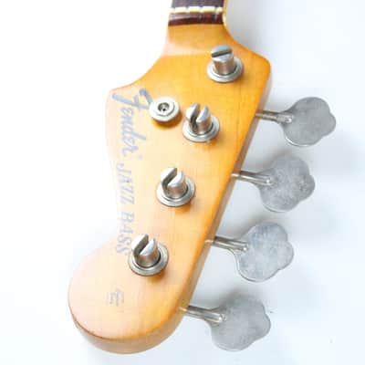 1969 Vintage Fender Jazz Bass Maple/Rosewood NECK USA 1960s Early-CBS w/Original Tuners image 12