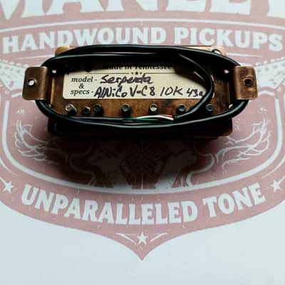 Manley Handwound Pickups- 10k Serpenta Humbucker AlNiCo 5 image 5