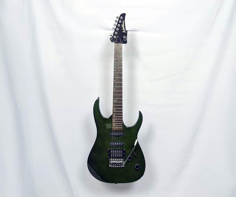 Washburn SSH Electric Guitar- Green | Reverb