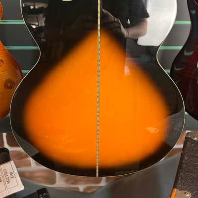 Epiphone EJ200CE Vintage Sunburst 2012 Modified Jumbo Electro-Acoustic Guitar image 11