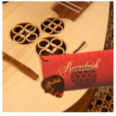 Roosebeck DMWR | Wildwood Dulcimer Rosewood with 3 Round Openings, Flat Pegbox New with Full Warranty! image 6