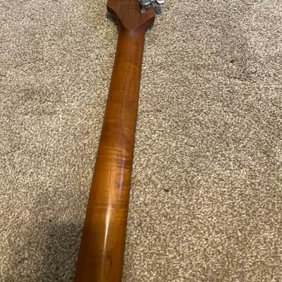 Harley Benton Fusion-III SSH Pink flame roasted neck image 7