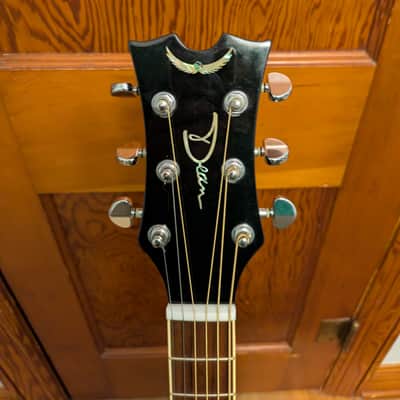 Dean PELH Left-handed acoustic-electric cutaway guitar 2010's - Black image 2