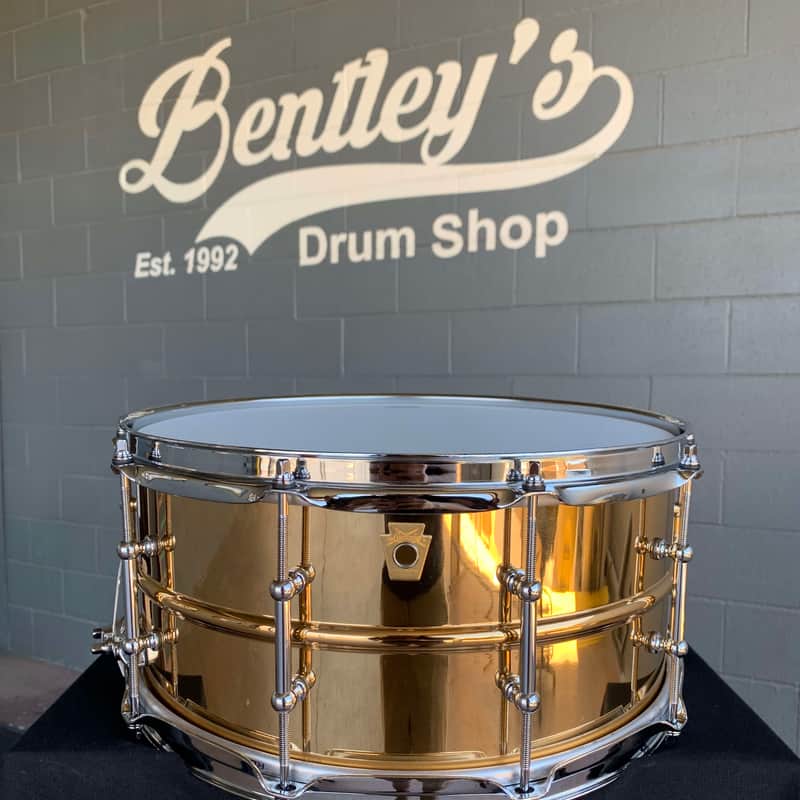 Ludwig LB552T-B Polished Bronze-Phonic 6.5x14 Snare Drum w/ Tube Lugs image 1