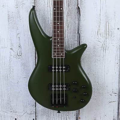 Jackson X Series Spectra Bass SBX IV Electric Bass Guitar Matte Army Drab image 3