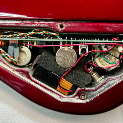 Rare 1990 Fender Jazz Bass Plus, 4 String Bass Maple Fretboard Nitro Frost Red , Includes Pro Setup & New Gig Bag Ships Fast ! image 6