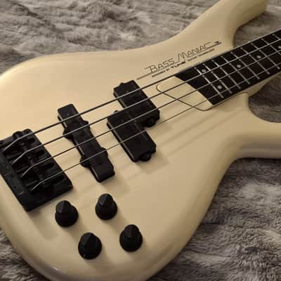 TUNE Bass Maniac TB-02PJ - 1988 - MIJ - Vintage White - 4-String - Active - Made in Japan image 15
