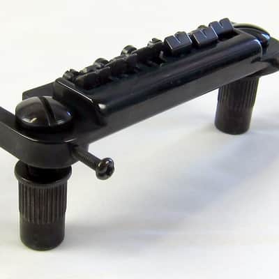 Wrap Around Adjustable Saddles Bridge Black With Bushings and Posts image 4