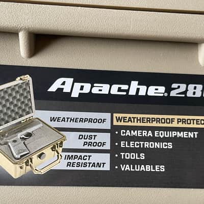 APACHE 2800 Medium Size Weatherproof Protective CASE - ZOOM Recorder, Microphone-Camera-Effects image 6