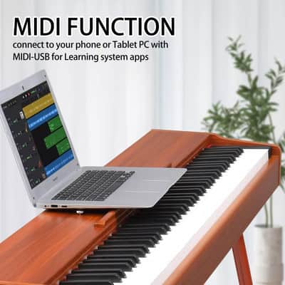 88 Key Full Weighted Digital Piano with European Dream Sound, Dual Bluetooth, and USB MIDI Connectivity – Professional-Grade Performance Keyboard image 5