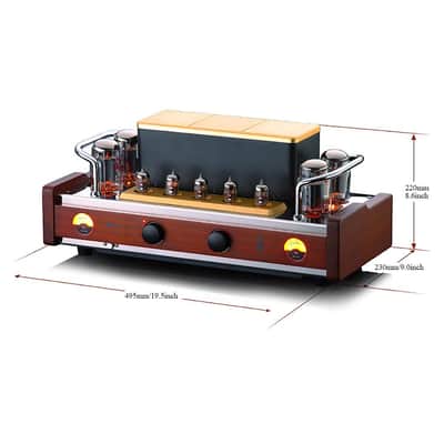 Dared VP-99P HiFi Vacuum Tube Integrated Amplifier,Stereo Amplifier, with Subwoofer Output, Output Power 50Wx2,KT88,12AX7...AC110 and AC230 Switchable image 9