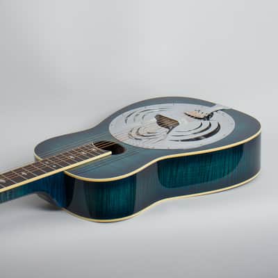 Beard E Odyssey 7-string Resophonic Guitar (2017), ser. #110207, original black tolex hard shell case. image 7