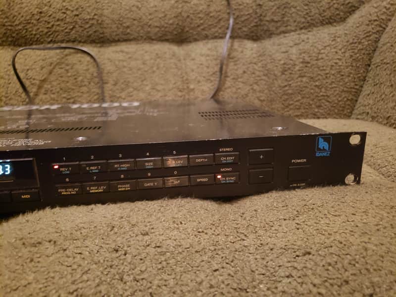 Ibanez SDR 1000 Stereo Digital Reverb 1980s - Black | Reverb