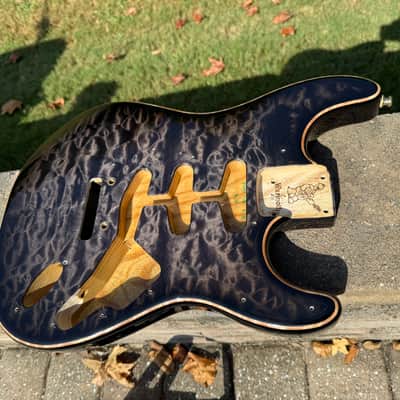 Warmoth Quilted Maple Stratocaster Electric Guitar Body Warmoth image 1