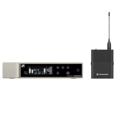 SENNHEISER Wireless Microphone System Bundle with 10ft Pig Hog Mic Cable, 4 AA Batteries & Polishing Cloth – SK Wireless Bodypack Base System, Q1-6 (470-526 MHz), 508740 image 9