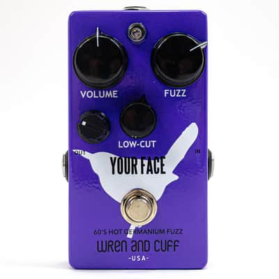 Wren and Cuff Your Face '60s Hot Germanium Fuzz – Violet with External Bias Mod image 3