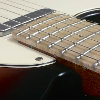 LEFTY! USACG Roasted Flame Maple Boutique Custom Guitar Telecaster Classic Sunburst Alder NOS Relic 7.6 lb HSC image 14
