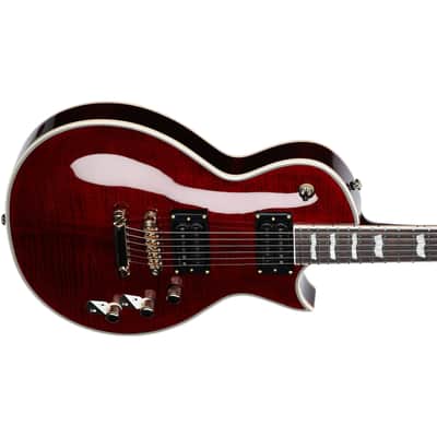 ESP LTD EC-1000T CTM Electric Guitar - See-thru Black Cherry image 5