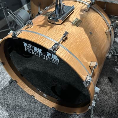 Pork Pie USA Custom Curly Maple Exotic 2020 - Curly Maple over Walnut Shells image 2