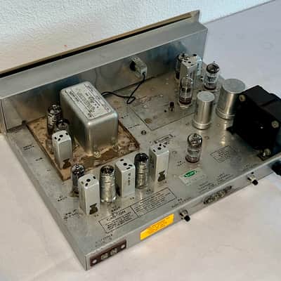 1960's HH Scott LT-110 Vacuum Tube Stereo Multiplex Tuner Silver Faceplate image 7