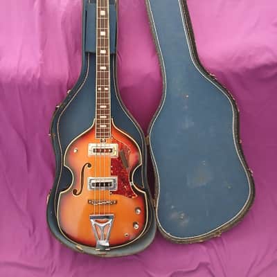 KINGSTON 1960s Hofner Style Violin Bass - Cool! image 18
