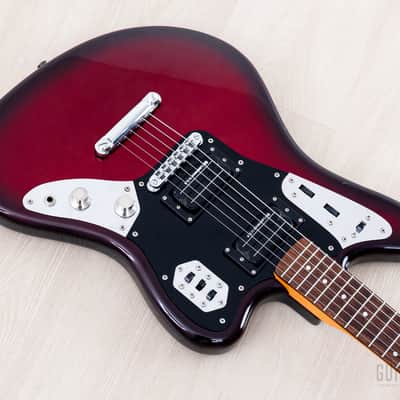 2008 Fender J-Craft Jaguar Special HH JGS-78 Gunmetal Red Burst w/ Bill Lawrence, Japan CIJ image 8