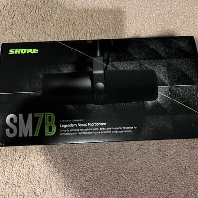 Shure SM7B Cardioid Dynamic Microphone 2001 - Present - Black image 1