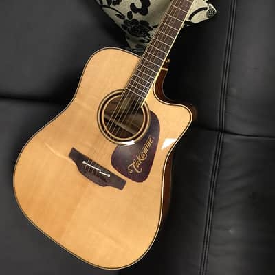 TAKAMINE P4DC Pro Dreadnought (Japan) Elektro-Akustik-Gitarre inkl. Koffer natur image 4