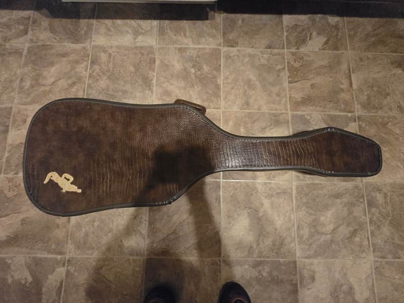Teisco Gator Guitar Cases Alligator Chipboard Electric Guitar Case Vintage 1960s image 1