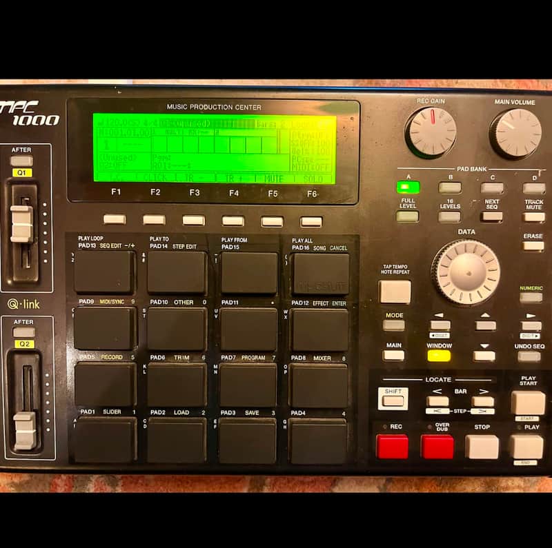 Akai MPC1000 Black w/ JJOS + MPC stuff Pads image 1