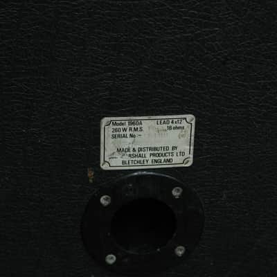 1984 Marshall 1960A JCM 800 Lead 4x12 Cabinet 16ohms image 7