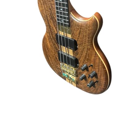 Alembic Crest 4 Medium Scale (32"), Walnut / Ebony / Side Led's *Similar On Order, ETA Oct 2026 image 6