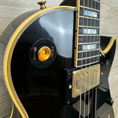 Gibson Custom 1957 Les Paul Custom Reissue VOS Electric Guitar - Ebony 2 Pickup image 7