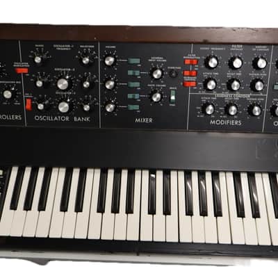 Moog Minimoog Model D 44-Key Monophonic Synthesizer 1979 - Black / Wood image 3