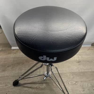 DW DWCP3100 3000 Series Round Drum Throne with Vise Memory Lock 2010s - Chrome image 7
