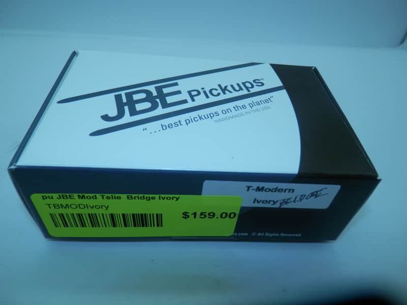 Joe Barden Engineering (JBE Pickups) Modern T-Style Bridge Pickup Ivory image 1