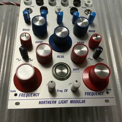 Northern Light Modular Dual Multimode Filter Model 2MF - Buchla Format 2026 - Silver image 4