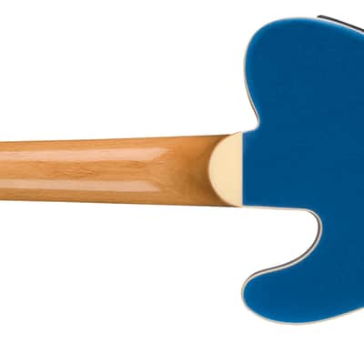 Fender Fullerton Tele Uke Walnut FB White Pickguard Lake Placid Blue image 2