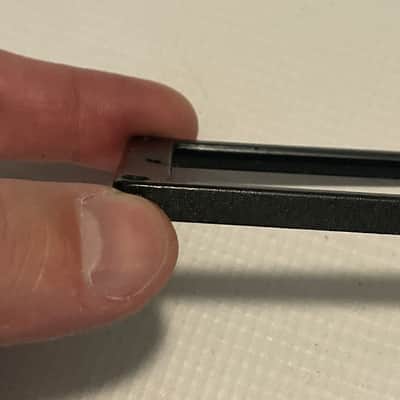 1980's Charvel Jackson Import Model Series Black Oversize Humbucker Pickup Mounting Ring image 5