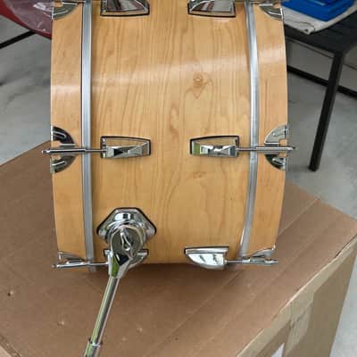 Travel Bass Drum 12" x 20" Travel Bass Drum Maple Finish image 3