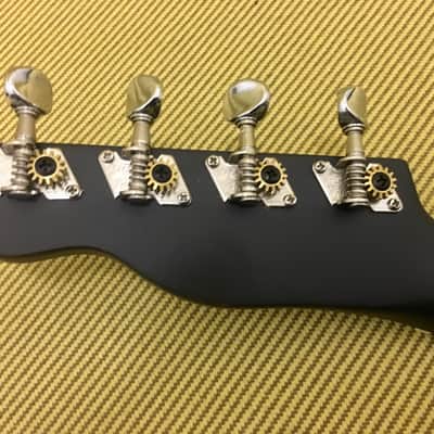 097-1610-706 Fender® California Coast Venice Soprano Ukulele Tele Headstock Uke Black Satin image 5
