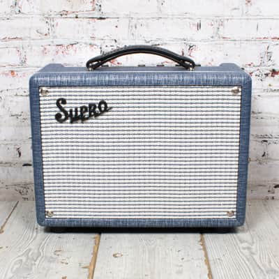 Supro 64 Reverb 1x8" 5W Tube Guitar Combo Amplifier w/Brown Canvas Slip Cover USED image 1
