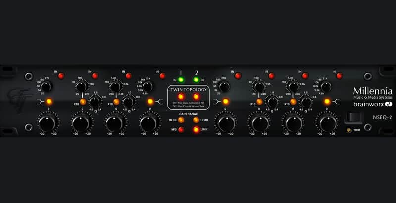 Millennia Media NSEQ-2 Twin Topology Two Channel Parametric EQ image 1