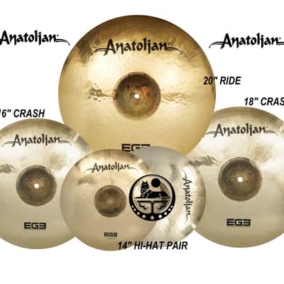 Anatolian Cymbals Ege Series Cymbal Pack Box Set 14-16-18-20-inch image 1