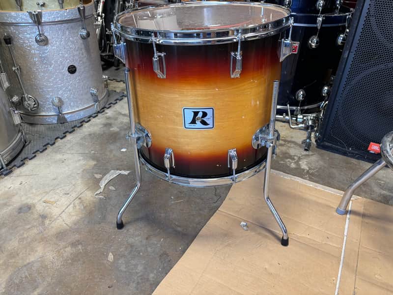 Rogers Tabacco Sunburst 18” XP8 Floor Tom image 1