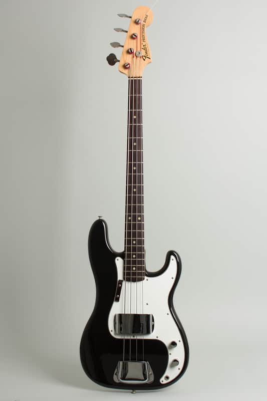 Fender  Precision Bass Solid Body Electric Bass Guitar (1974), ser. #620932, black tolex hard shell case. image 1