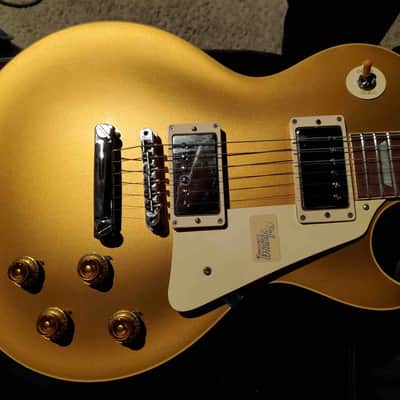Gibson Custom Shop 60th Anniversary '57 Goldtop Les Paul Reissue 2017 - Antique Gold Dark Back VOS image 1